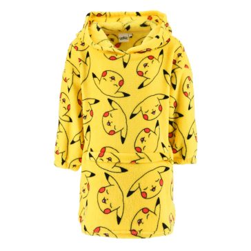   Pokémon Pika belebújós plüss polár takaró, poncsó 8 év / 128 cm