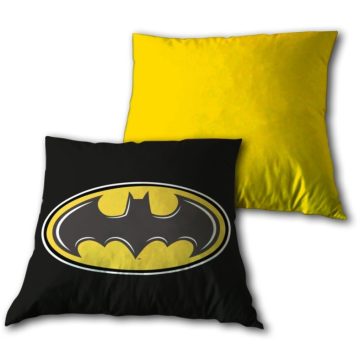   Batman Symbol párna, díszpárna levehető huzattal 35x35 cm Velúr