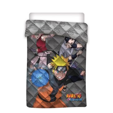 Naruto Team 7 steppelt ágytakaró, paplan 140x200cm