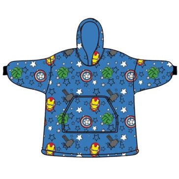   Bosszúállók Mini Hero felnőtt belebújós plüss polár takaró, poncsó