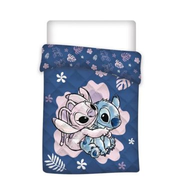  Disney Lilo és Stitch, A csillagkutya Ohana Hug steppelt ágytakaró, paplan 140x200cm