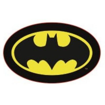 Batman Oval formapárna, díszpárna 37x23 cm
