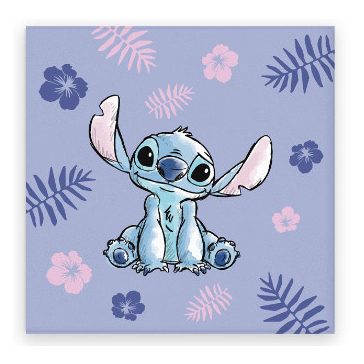   Disney Lilo és Stitch, A csillagkutya Purple kéztörlő, arctörlő, törölköző 30x30cm