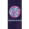 Wonder Woman Purple fürdőlepedő, strand törölköző 70x140cm