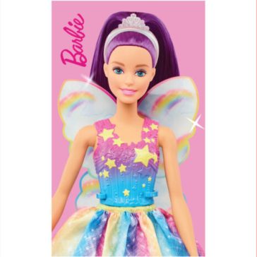 Barbie Fairy kéztörlő, arctörlő, törölköző 30x50 cm