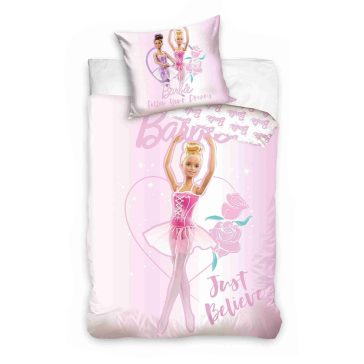 Barbie Just Believe ágyneműhuzat 140×200cm, 65×65 cm