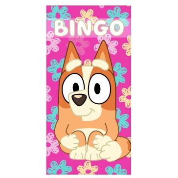   Bluey Bingo fürdőlepedő, strand törölköző 70x140cm (Fast Dry)