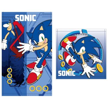  Sonic a sündisznó Dynamic kéztörlő, arctörlő, törölköző szett