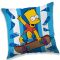 A Simpson család Skateboard párna, díszpárna 40 x 40 cm