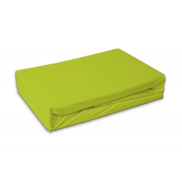 Zöld Lime gumis lepedő 160x200 cm