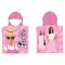 Barbie Street Style strand törölköző poncsó 50x100 cm (Fast Dry)