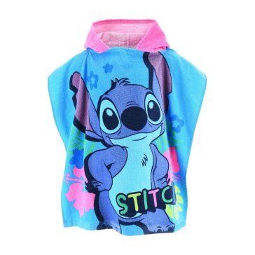   Disney Lilo és Stitch, A csillagkutya Cosmic strand törölköző poncsó 55x110 cm